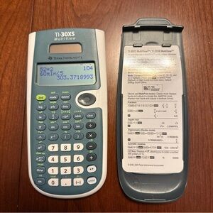 Texas Instruments TI-30XS MultiView Scientific Calculator Teal and White